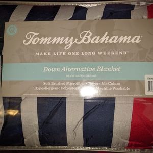 Tommy Bahama Alternative down blanket.